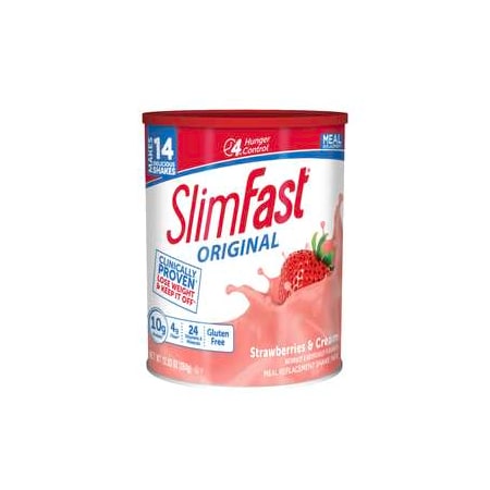 Slimfast Strawberries & Cream Meal Replacement Drink Mix 12.83 oz., PK3 22639